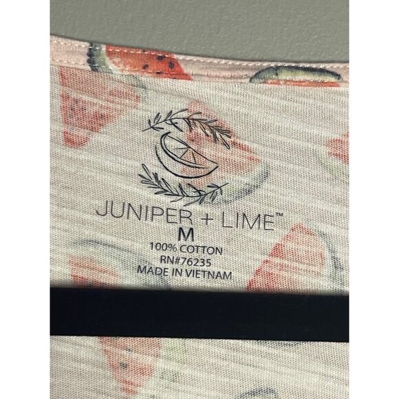 Juniper + Lime Medium Tank Watermelon Crochet Trim Coquette Cottegecore Summer - Picture 3 of 7